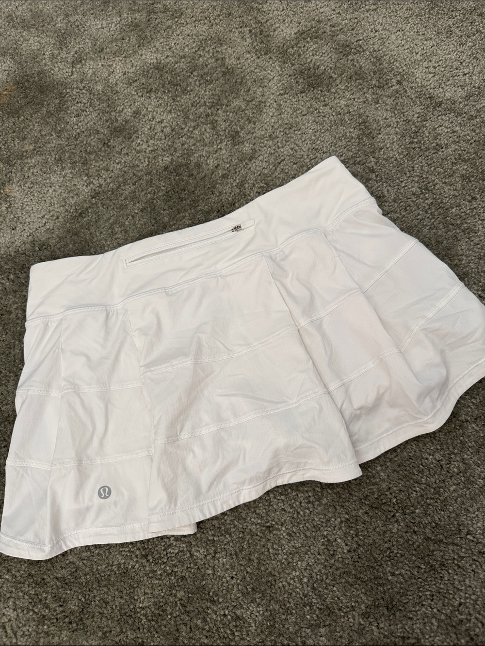 lululemon athletica White Flared Athletic Skirt like new